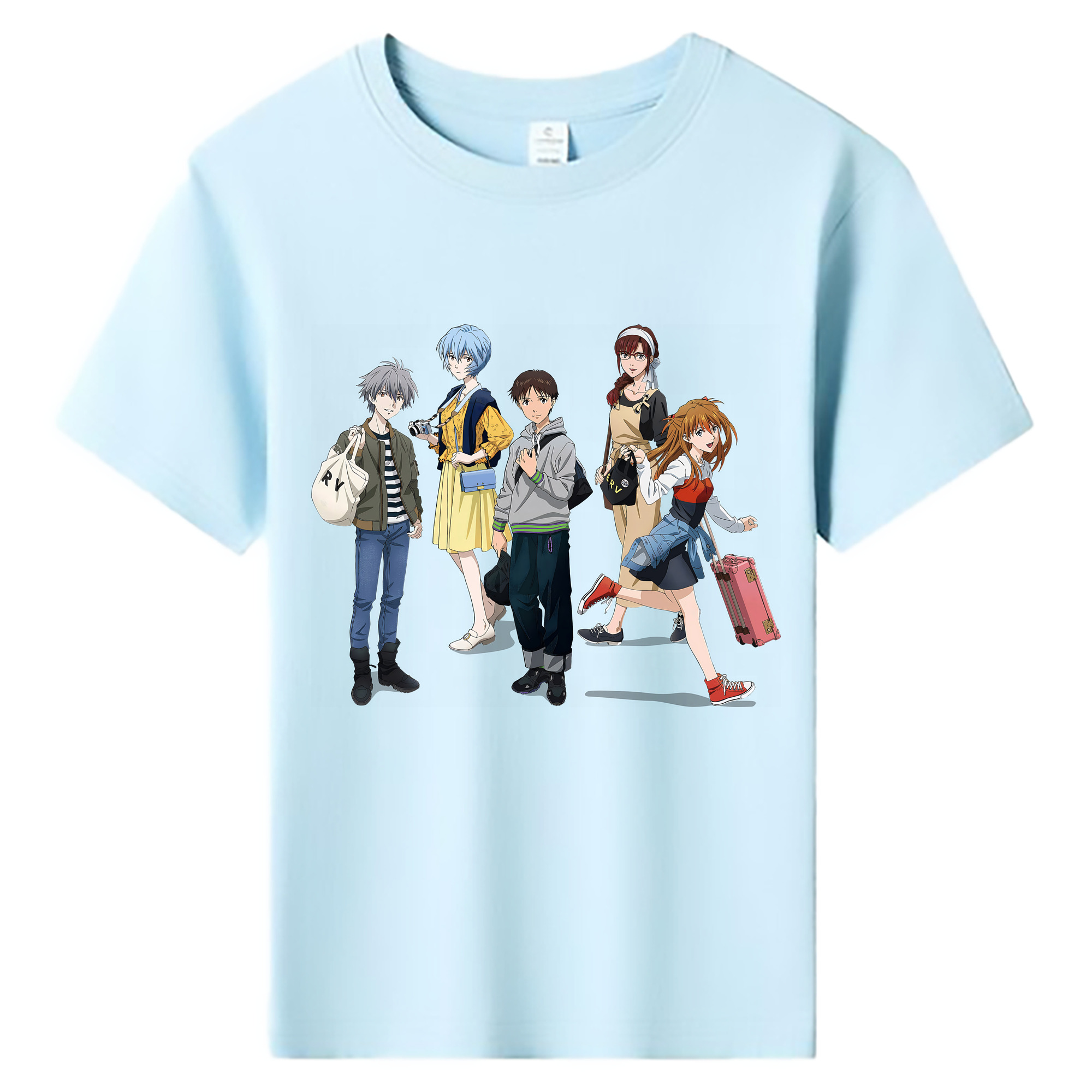 （画像用） EVA 新世紀エヴァンゲリオン 綿100％キッズTシャツ（フロントプリント）
